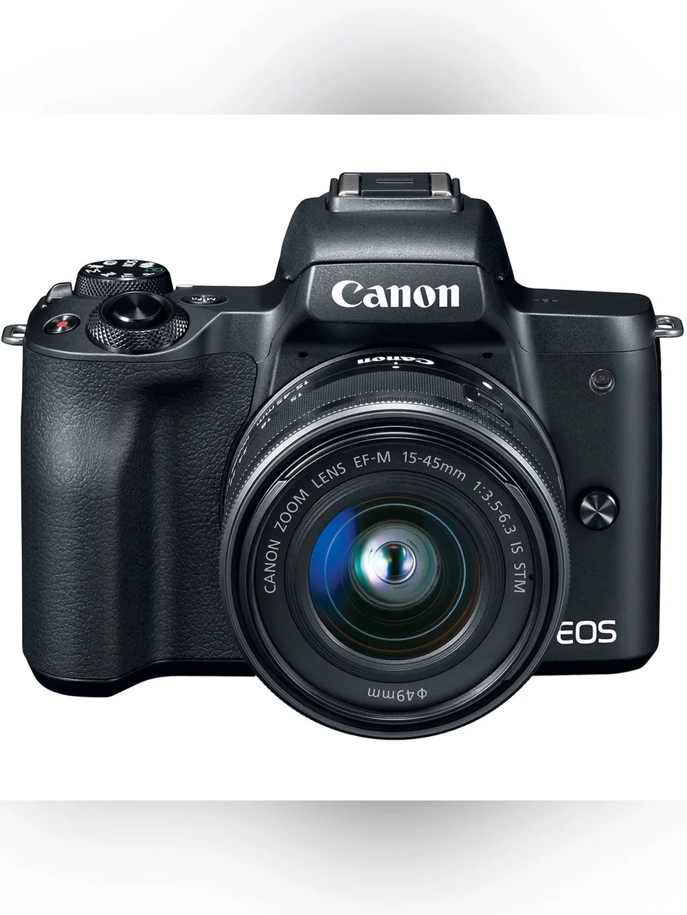Canon EOS M50 Digital Camera Kit with 15-45mm Lens & Hard Shell Case - Like New